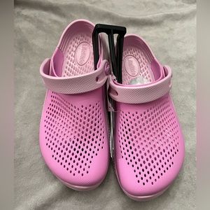 Crocs 207021 LITERIDE 360 Girls Summer Slip On Clog Taffy Pink Ballerina Pink J5